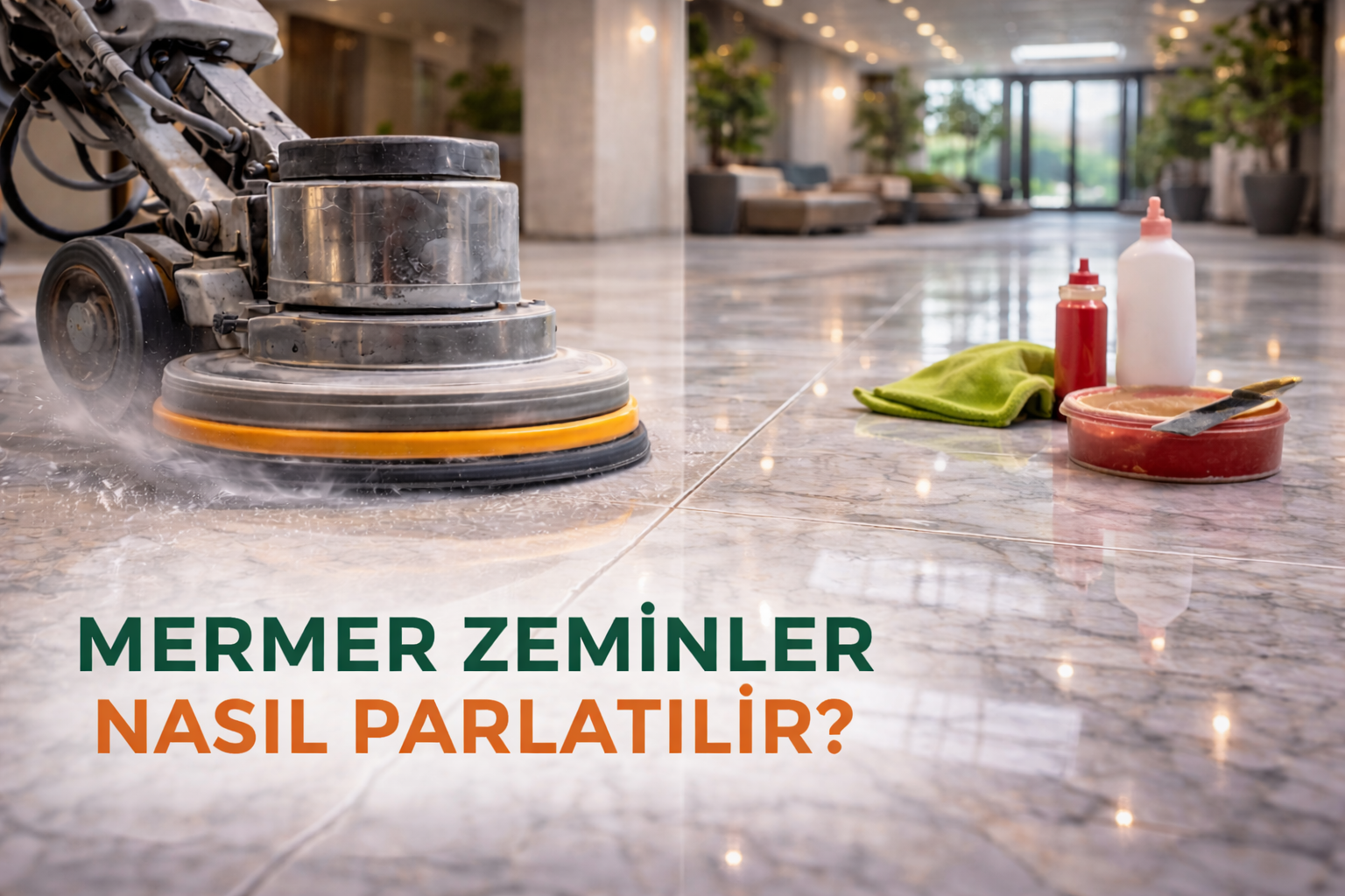 Mermer Zeminler Nasıl Parlatılır?